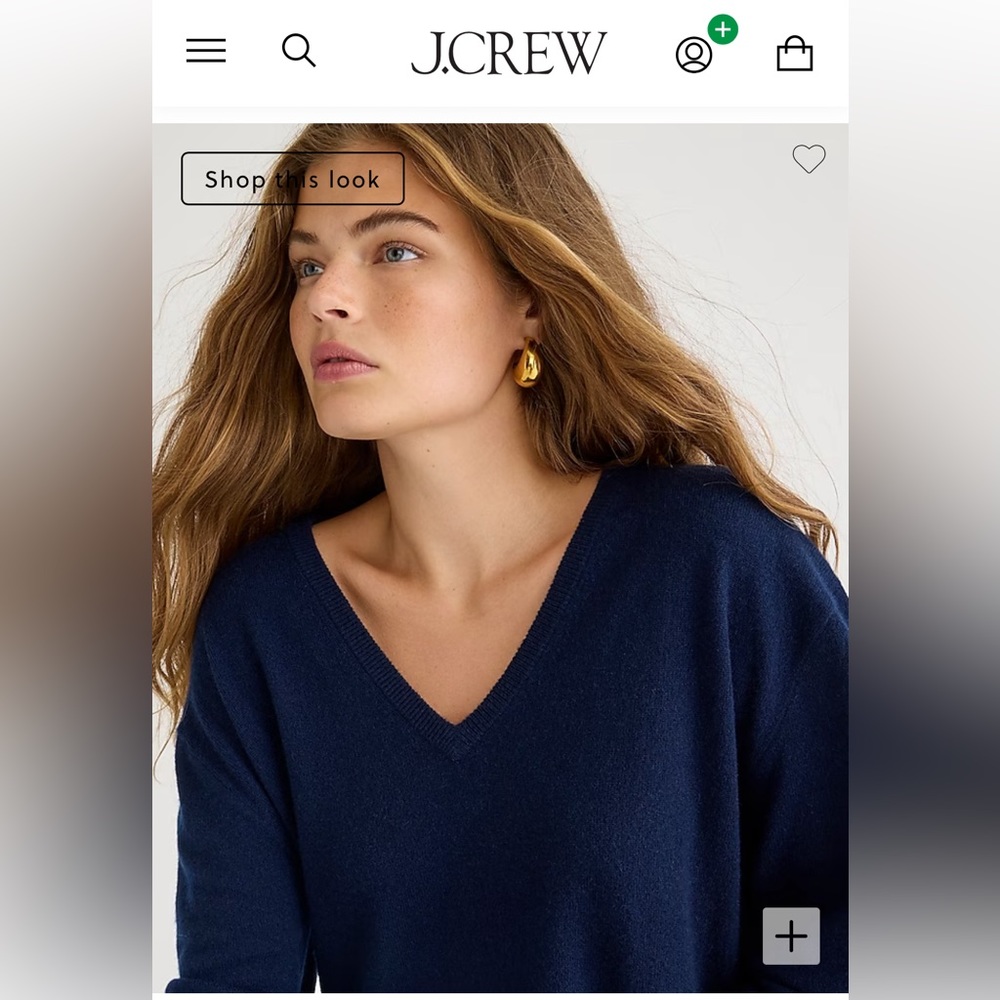 J.Crew Cashmere V-neck Sweater